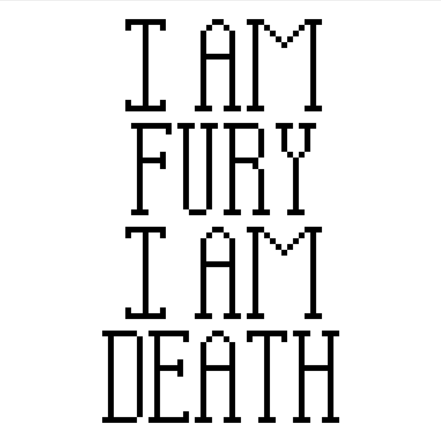 I Am Fury — Chappy Cat Crafts